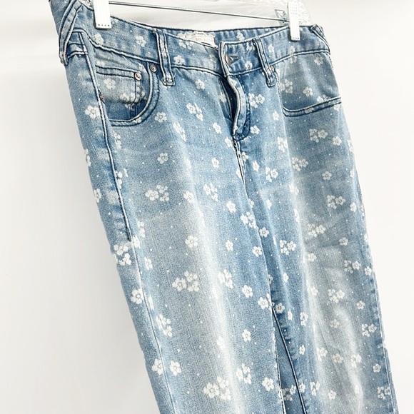 Free People Low Rise Ditzy Floral Print Skinny Leg Jeans size 29 - Picture 9 of 14